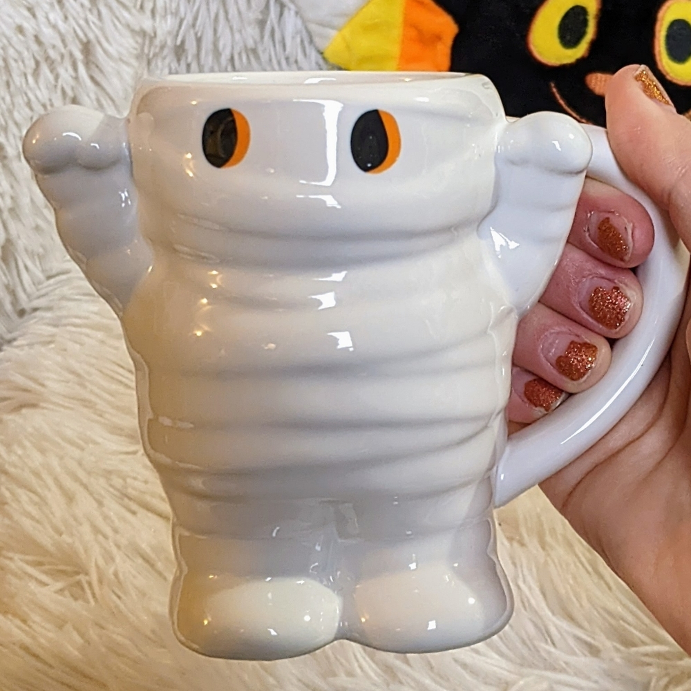 Adorable Mummy Halloween Coffee Mug by Spritz target